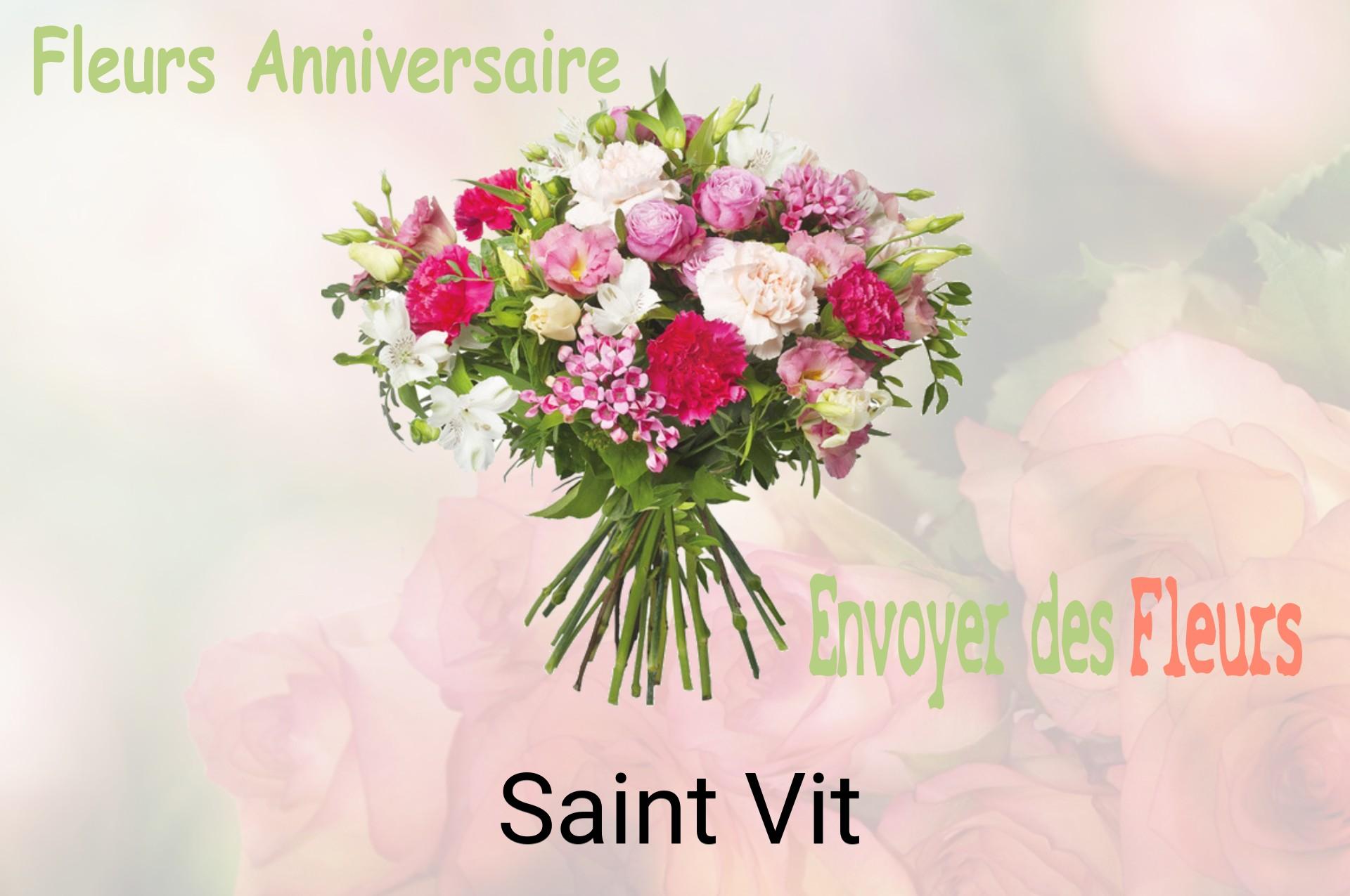 Bouquet de fleurs d’anniversaire livré à Saint-Vit